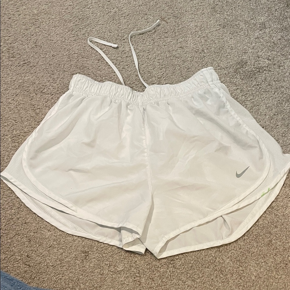 Nike Women's White Athletic Shorts